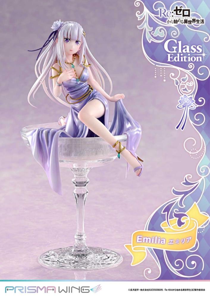 PRISMA WING Re:ZERO -Starting Life in Another World- Emilia: Glass Edition 1/7 Scale