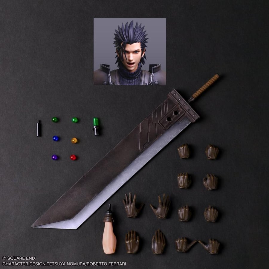 Final Fantasy VII Rebirth PLAY ARTS KAI: Zack Fair - SOLDIER 1st Class