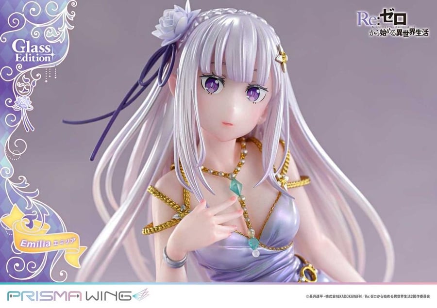 PRISMA WING Re:ZERO -Starting Life in Another World- Emilia: Glass Edition 1/7 Scale