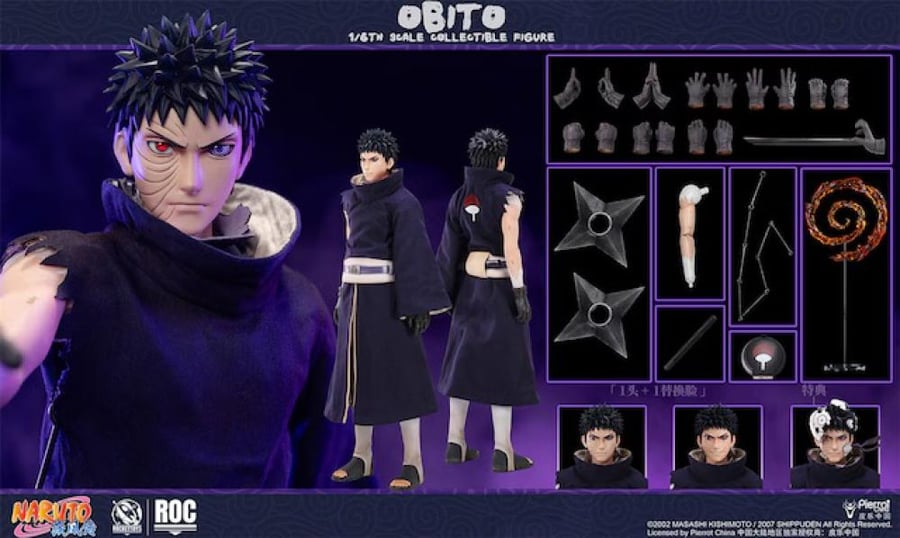 RocketToys 1/6 Scale 'NARUTO Shippuden' Obito Uchiha Collectible Action Figure