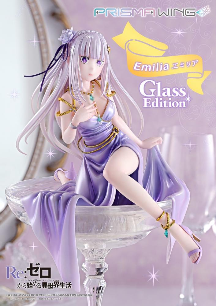 PRISMA WING Re:ZERO -Starting Life in Another World- Emilia: Glass Edition 1/7 Scale