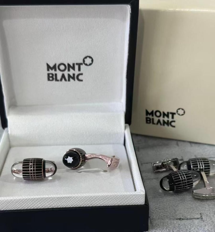 كبكات أو أزرار أكمام مون بلان (Montblanc) - تقليد أعلى جودة