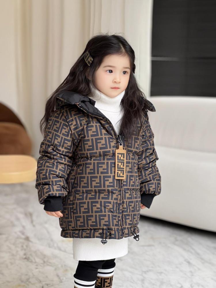 Girls' jacket from Fendi - highest quality imitation