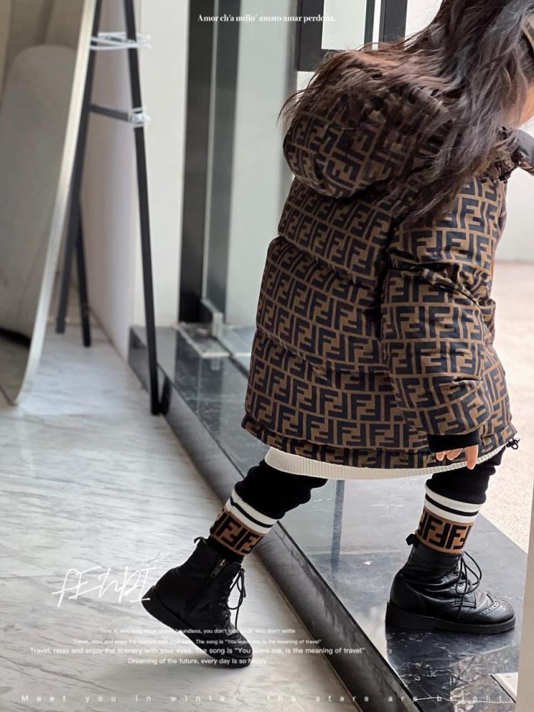 Girls' jacket from Fendi - highest quality imitation