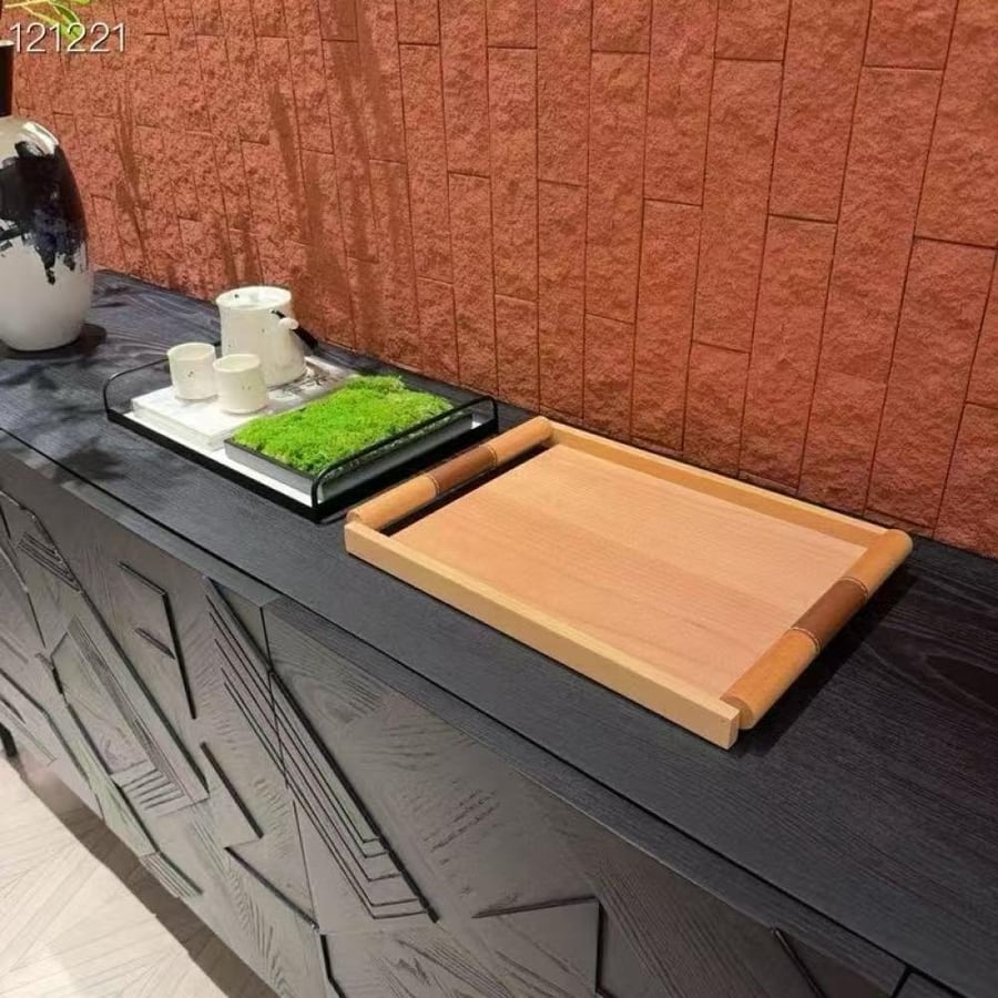Various trays from the brand Hermes, high-quality imitation