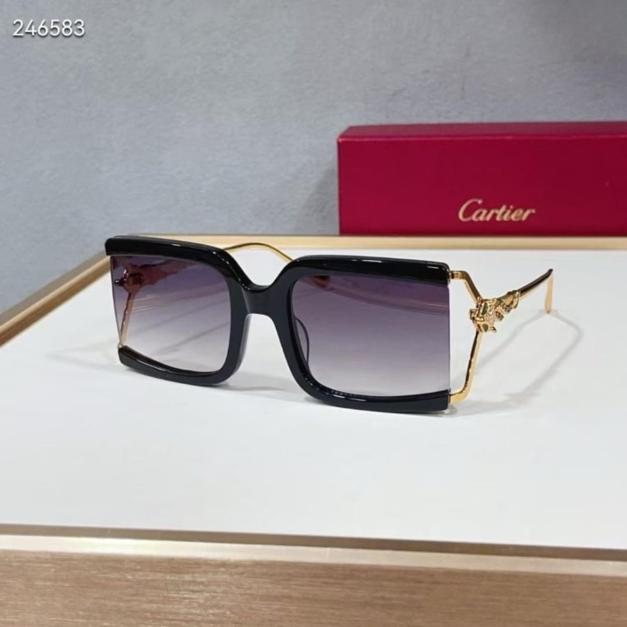 نظارة شمسية نسائية ماركة كارتية Cartier تقليد ماركة عالي الجودة