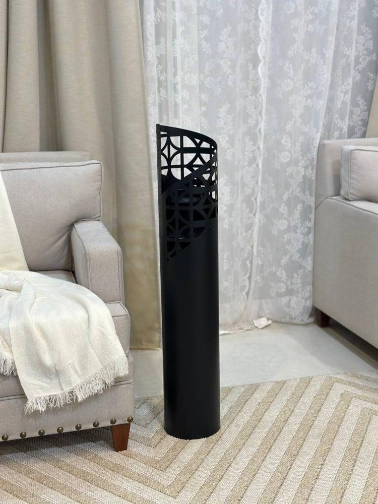 مبخرة حديد بلون أسود 100x20 سم