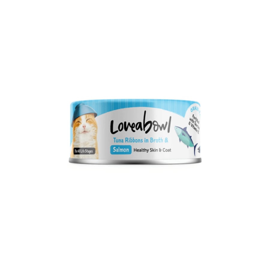 Laff Abuol canned tuna slices in broth with salmon 70 grams