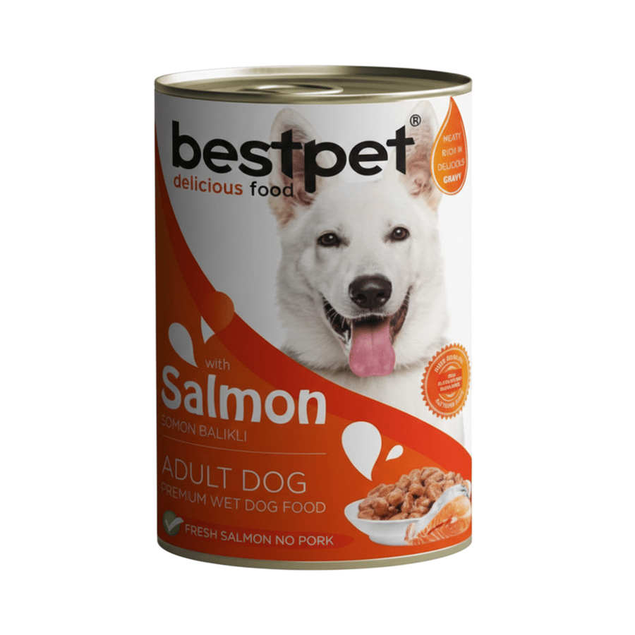 Beast Bite canned food for adult dogs with salmon 400 grams