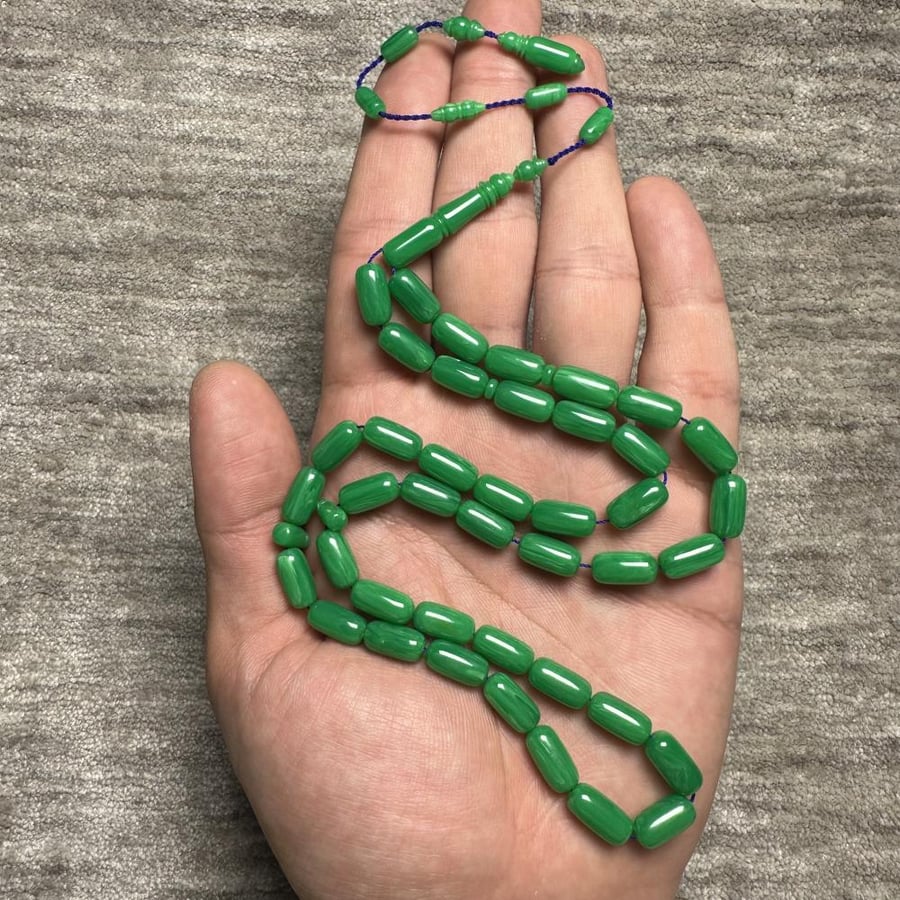 Old American green ruler