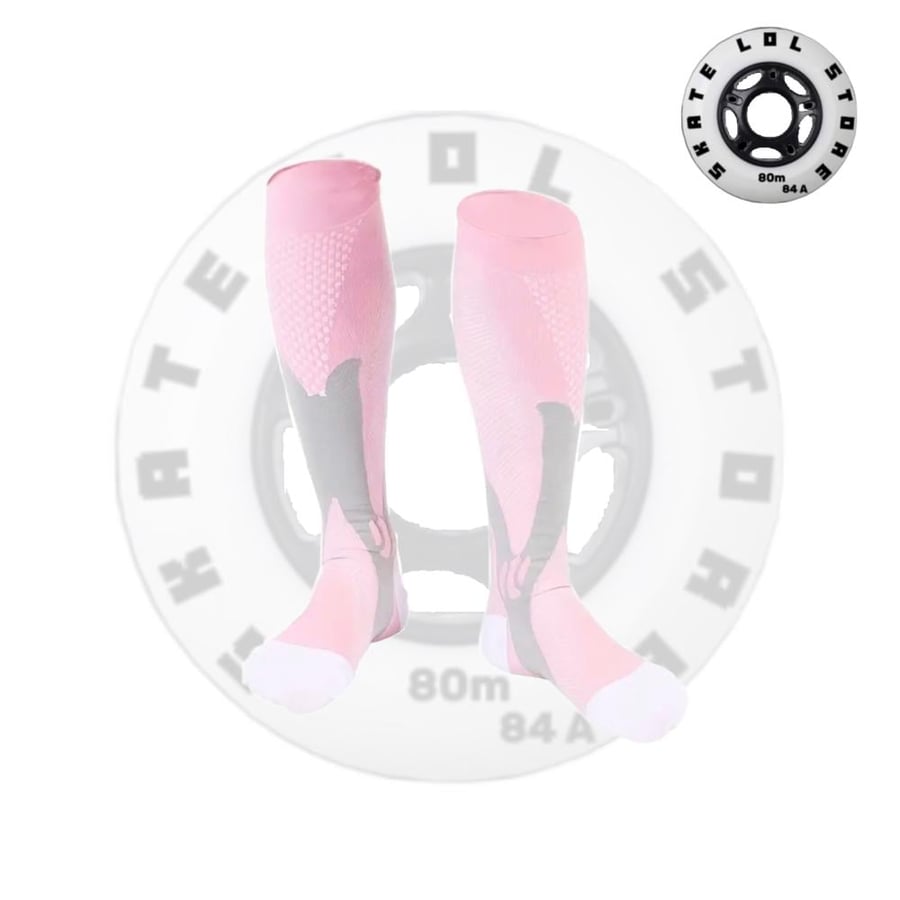 جوارب سكيت زهرية | skate socks