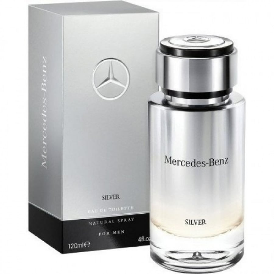 Mercedes Benz Silver men's perfume or Eau de Toilette 120ml