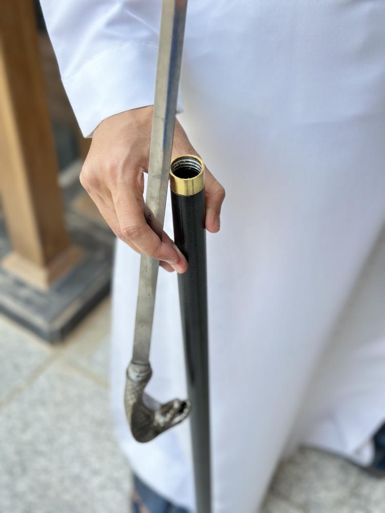 عصا غداره كوبرا فضي