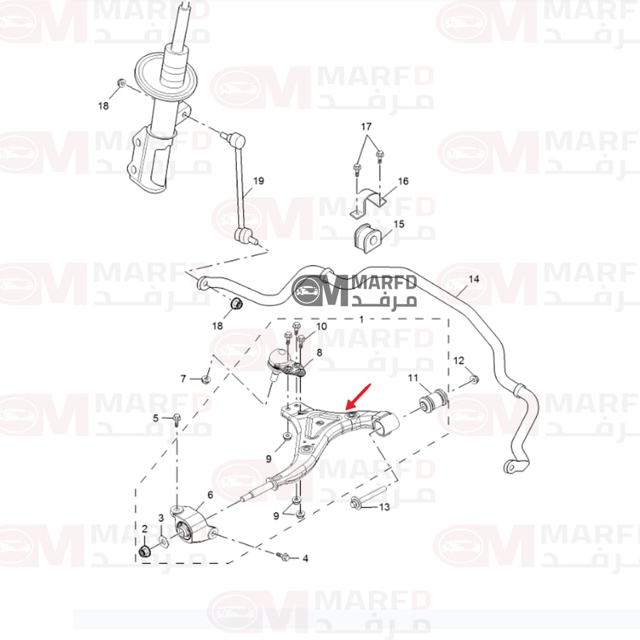 مقص امامي MG RX5