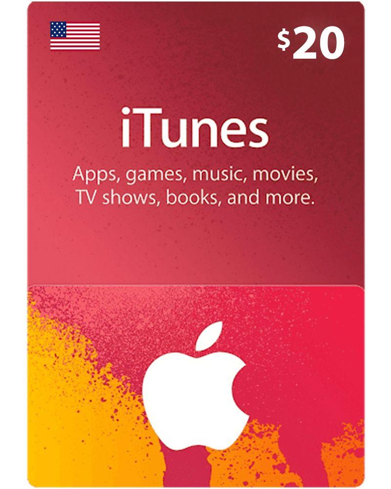 iTunes card $20 US store