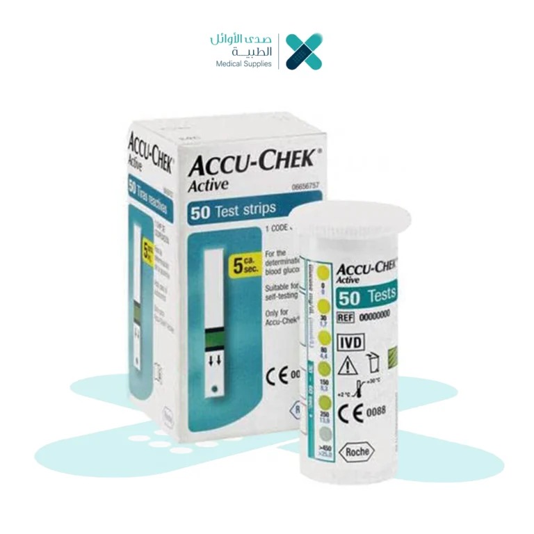 شرائط أكيو تشيك الأصلية لقياس السكر (ACCU-CHEK Glucose Test Strips)