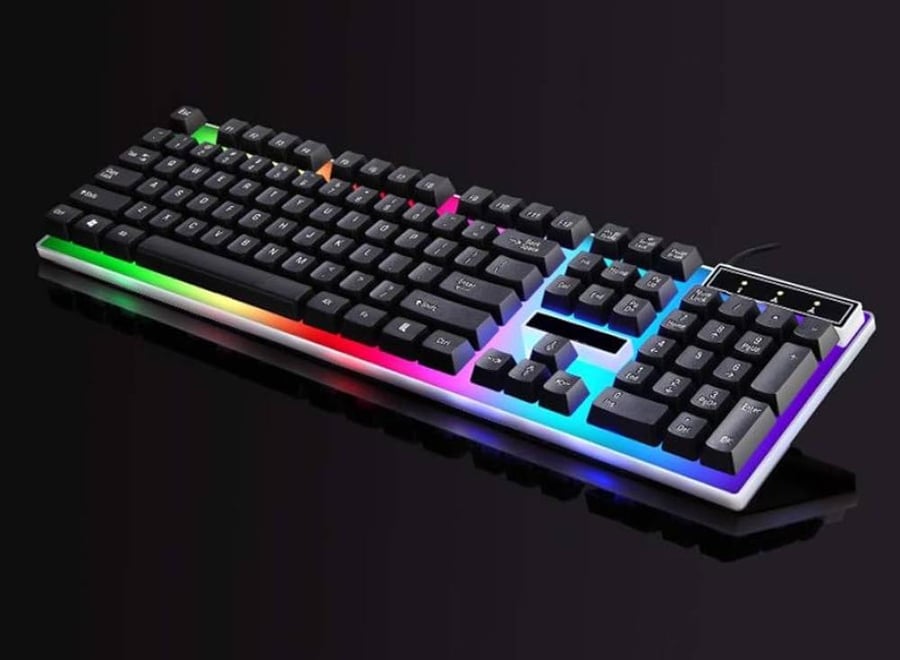 لوحة مفاتيح متوافقة مع الكل - G21، USB-C، اسود