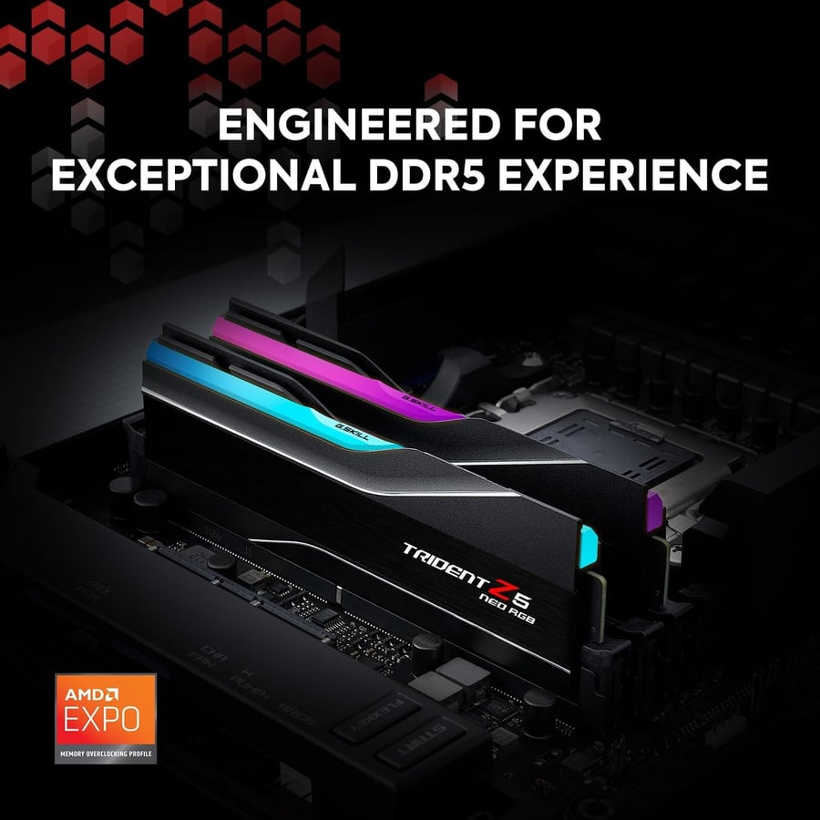 G.SKILL Trident Z5 Neo RGB 32GB (2 x 16GB) PC5-48000 (DDR5-6000) CL30-38-38-96