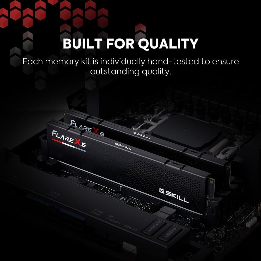 G.SKILL Flare X5 Series DDR5 RAM (AMD Expo & Intel XMP 3.0) 32GB (2x16GB) 6000MT/s CL36-36-36-96 1.35V