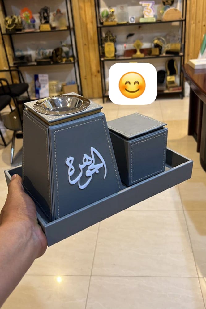مباخر جلد فاخرة بتصميم ملكي