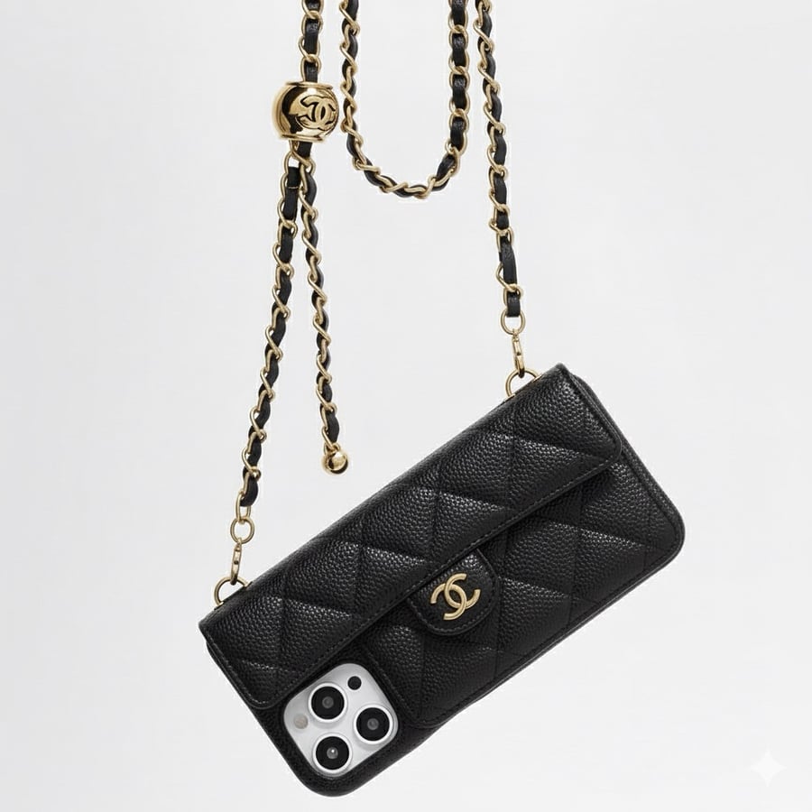 Classic Noir Leather iPhone Case