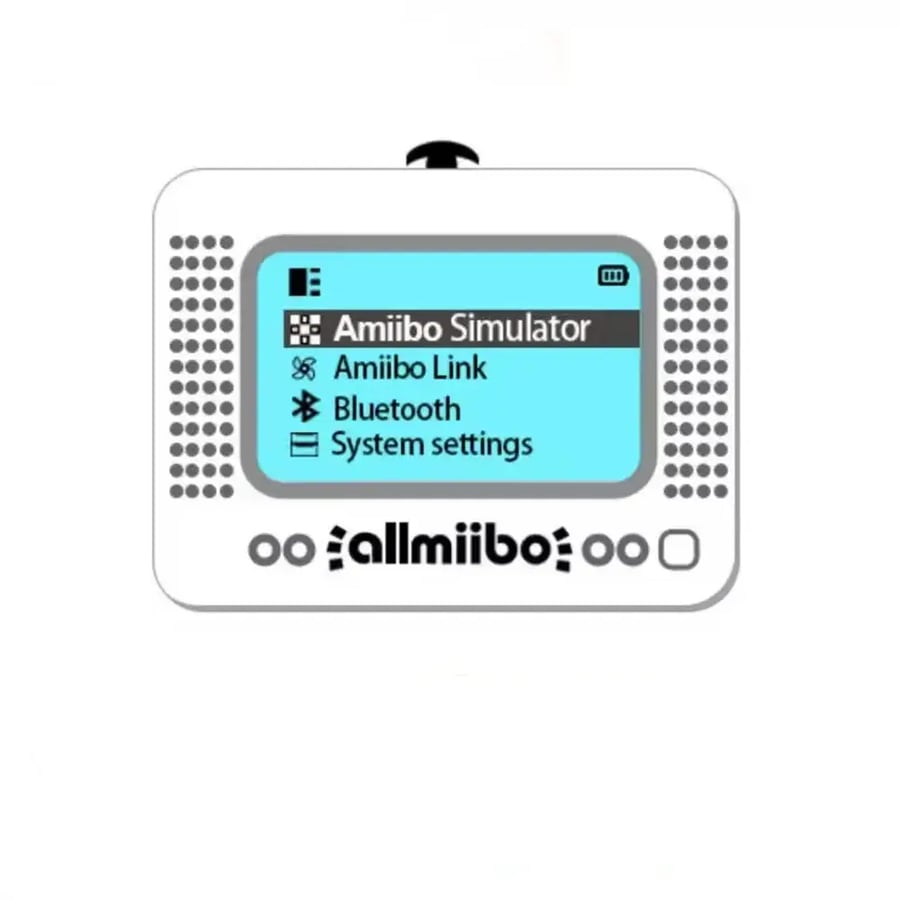 لـ Allmiibo محاكي محاكي ذكي قابل للشحن كاتب عالمي متوافق مع البلوتوث للتبديل/ملحقات ألعاب Wiiu