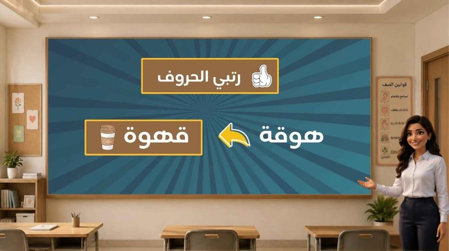 عرض ترحيبي بالطالبات بداية العام الدراسي بالذكاء الاصطناعي | عربي
