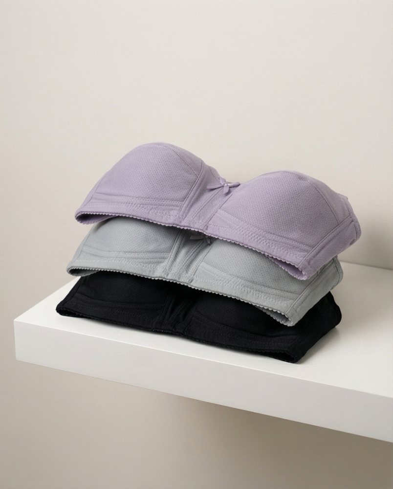 Comfortable women's panties without padding, 6 pieces