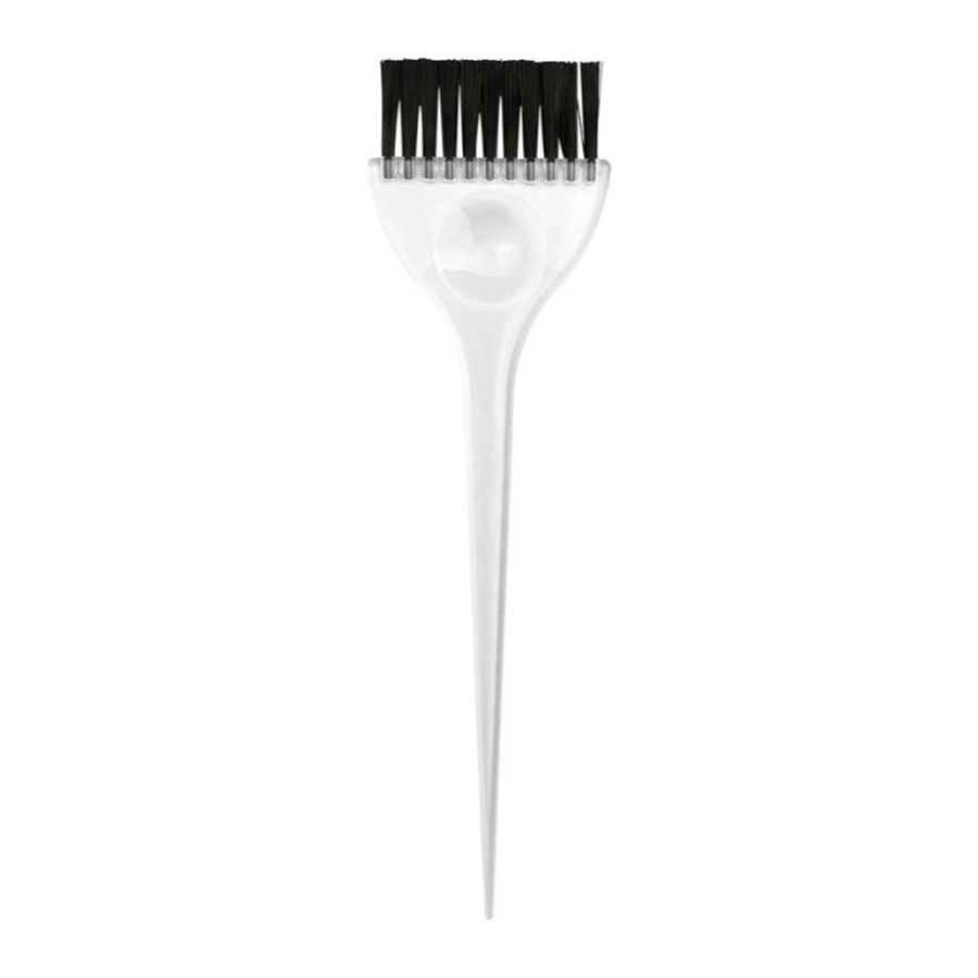 Professional hair dye brush with anti-slip handle and highly flexible bristles