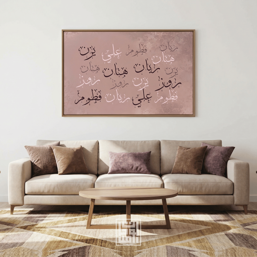 لوحة أسماء العائلة
