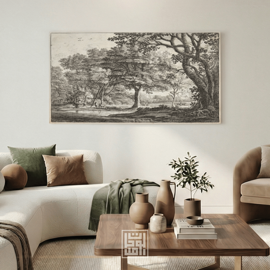 Abstract art painting