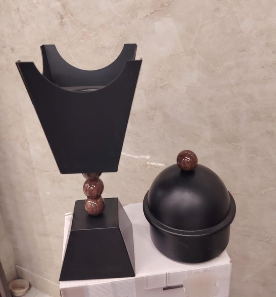طقم مبخره مع علبه بخور