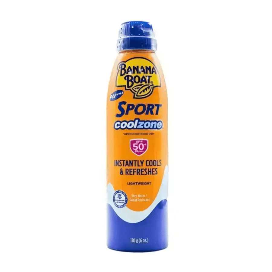 بخاخ كول زون الرياضي مع وقاية من الشمس SPF50 من بانانا بوت - 170جم
