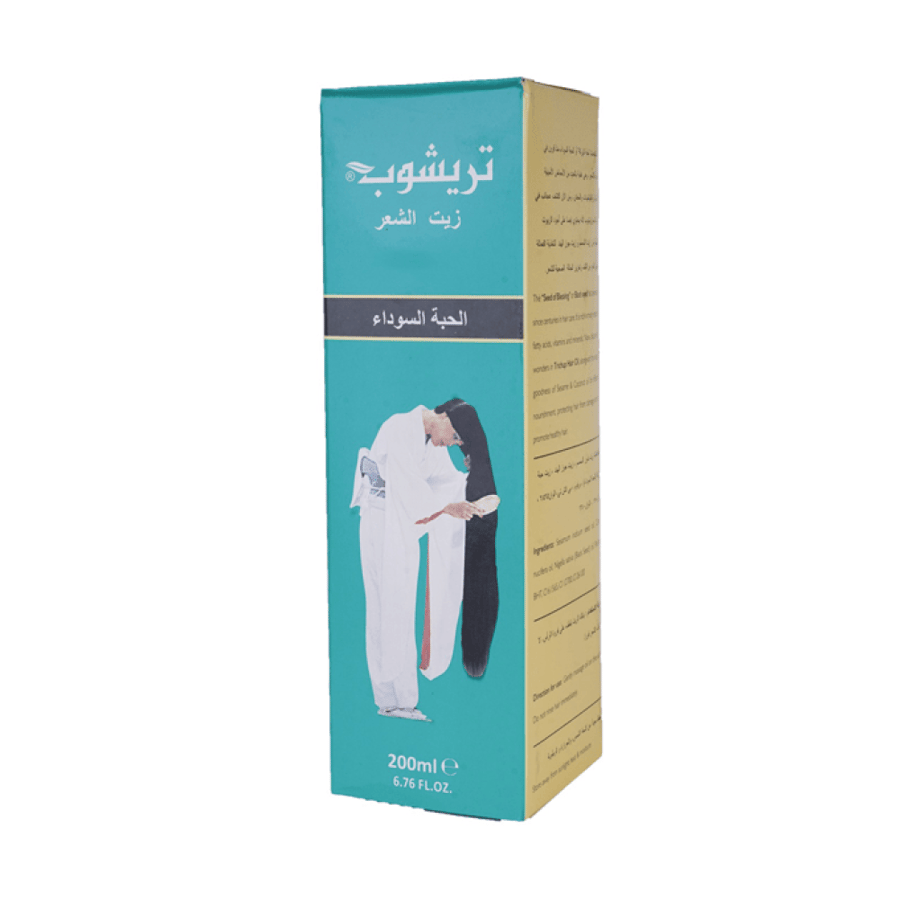 زيت الشعر الغني بالحبة السوداء من تريشوب - 200مل