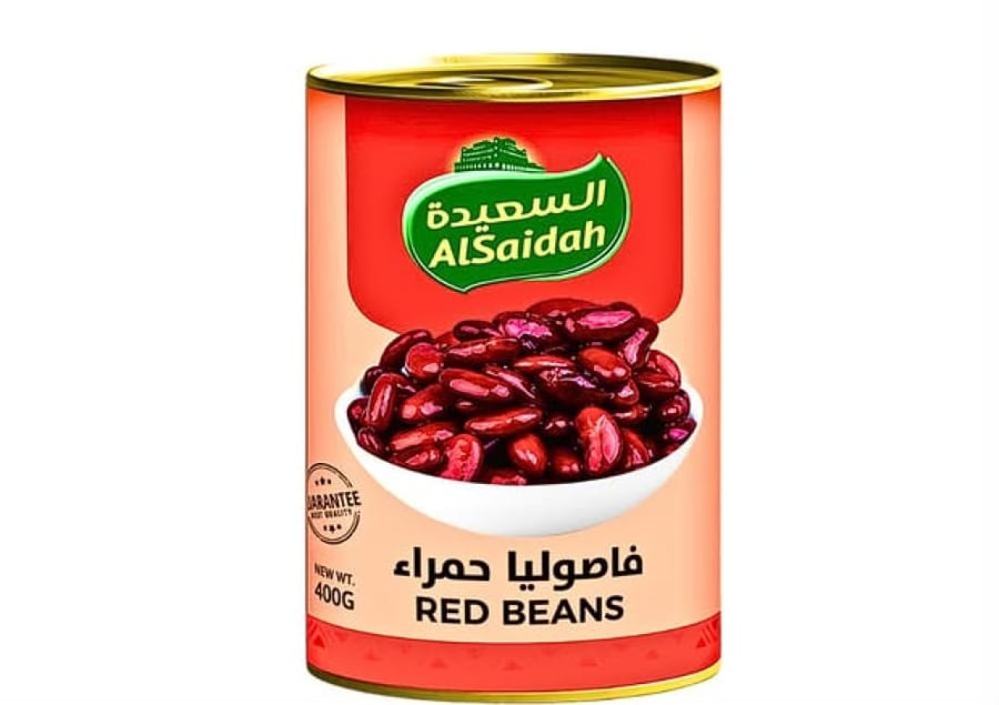 فاصوليا  حمراء السعيدة   (400 جرام ) 2 حبة