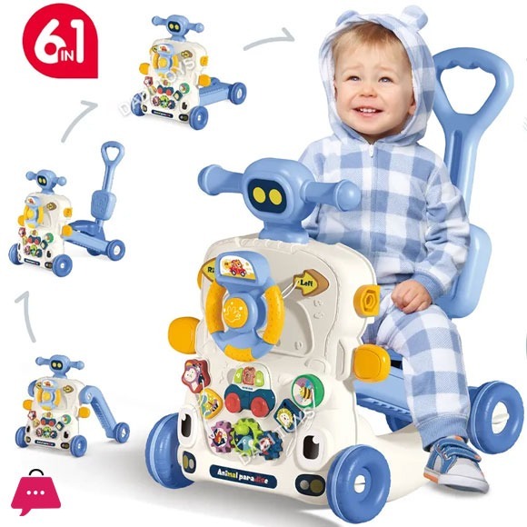 اداة تعليم مشي للاطفال 6 في 1