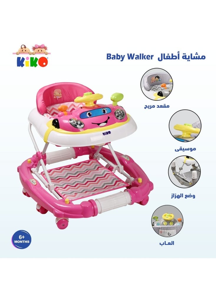 مشاية اطفال بشكل سيارة مع هزاز و العاب