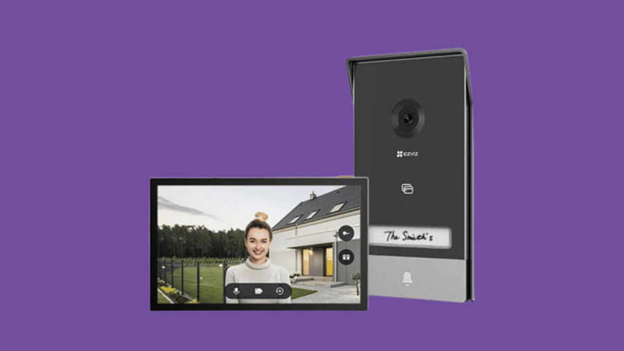 جهاز إنتركم ذكي بالفيديو من EZVIZ طراز CS-HP7 (3MP) – شاشة 7 بوصة بدقة 3 ميجابكسل