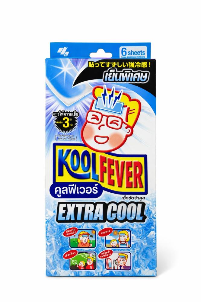 لاصقات تبريد كول فيفر إكسترا كول – Kool Fever Extra Cool (6 لصقات)