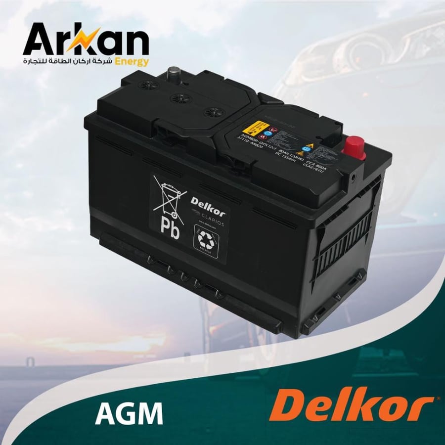 DELKOR DIN80R GENESIS BATTERY AGM