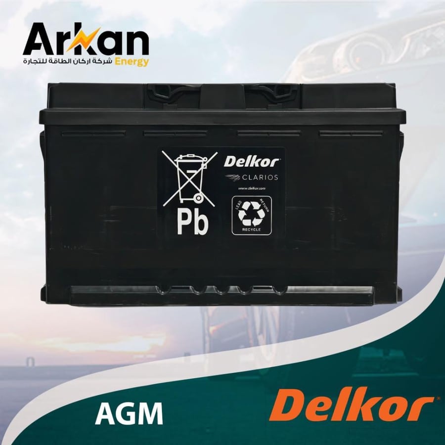 بطارية ديلكور DELKOR DIN80R GENESIS BATTERY AGM