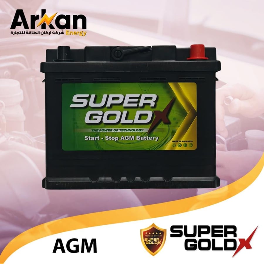 يطارية سوبر جولد SUPER GOLD 60 AGM H5