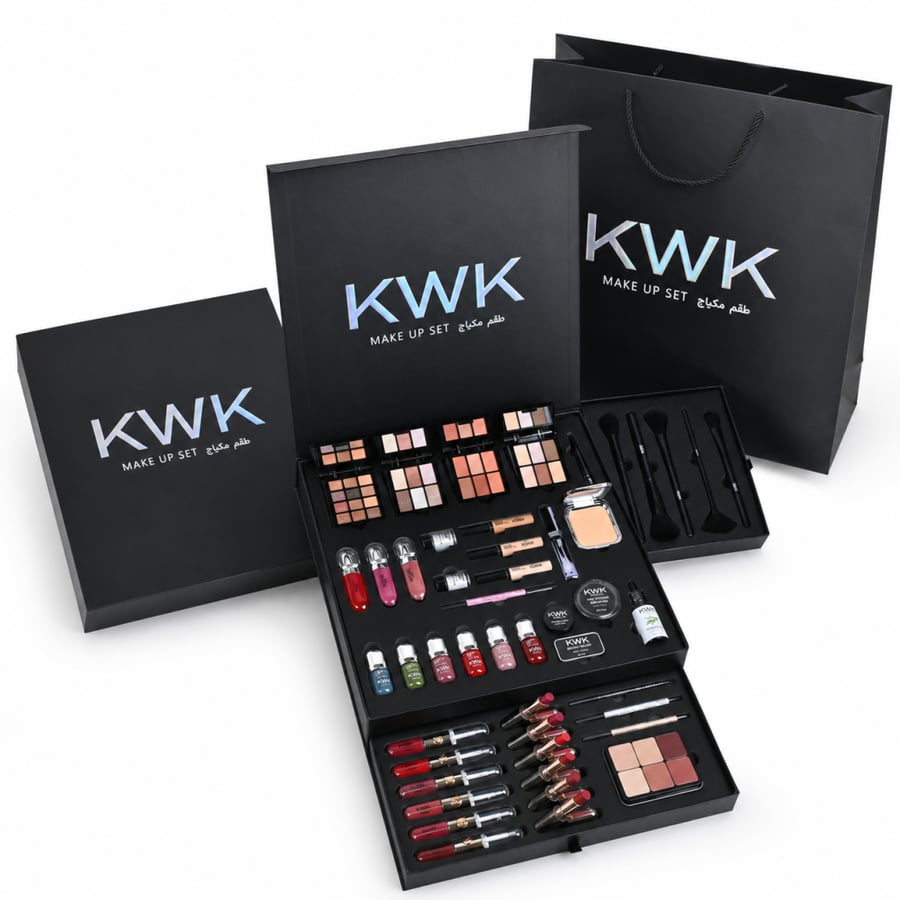 بوكس مكياج KWK الاحترافي الفاخر