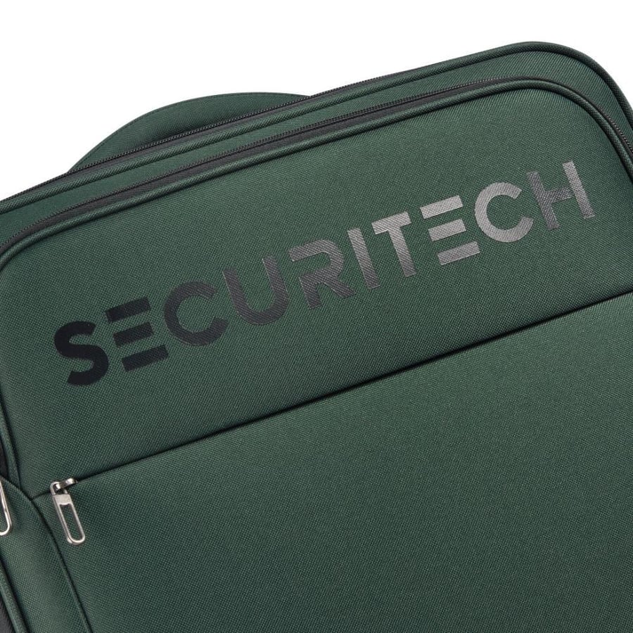 طقم شنط سفر من ديلسي - مجموعة عربة DELSEY Securitech VANGUARD المكونة من 3 قطع - اللون الأخضر