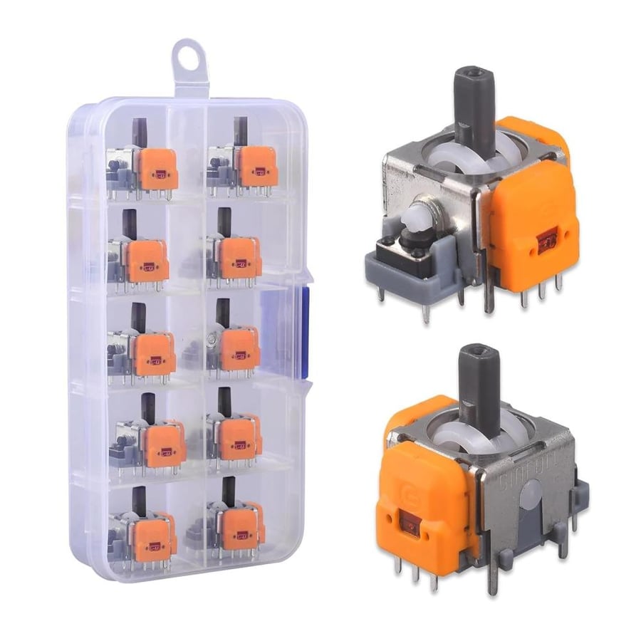 Hall Effect Joystick Replacement for PS5 PS4 - 10 Pack TMR