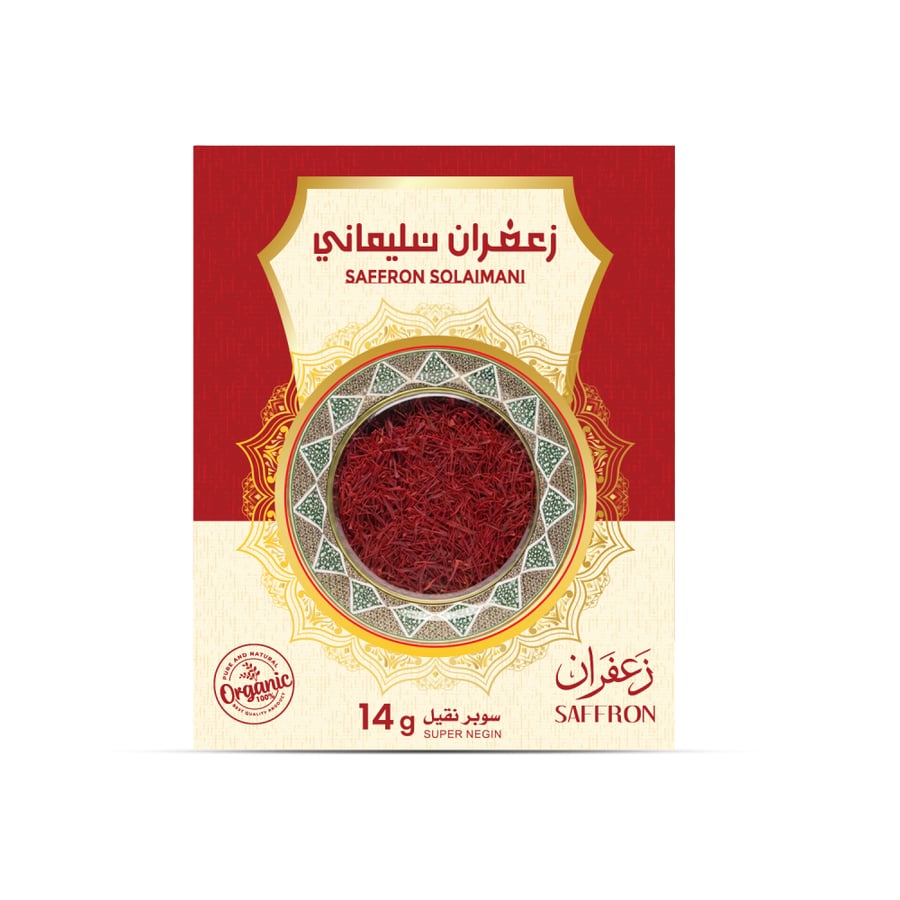 زعفران سوبر نقيل سليماني نص اوقية 14جرام