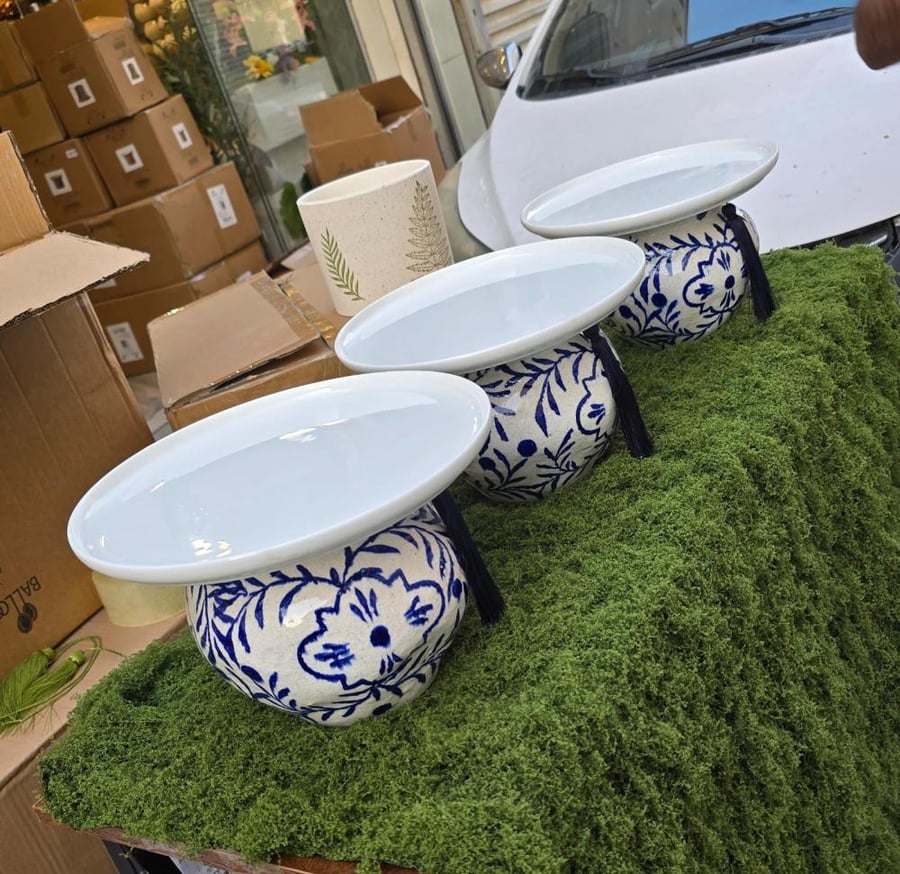 طقم صواني سيراميك 3حبات