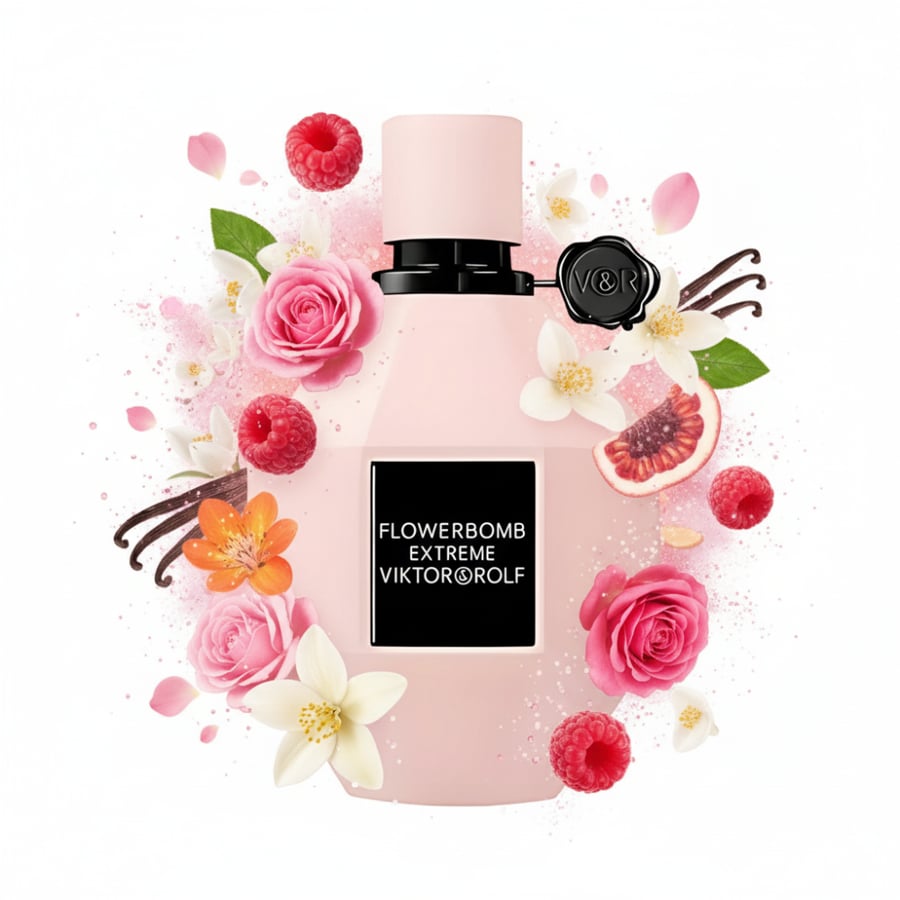 عطر فلاور بومب اكستريم 2025 من فيكتور اند رولف للنساء او دو بارفان انتنس 100 مل