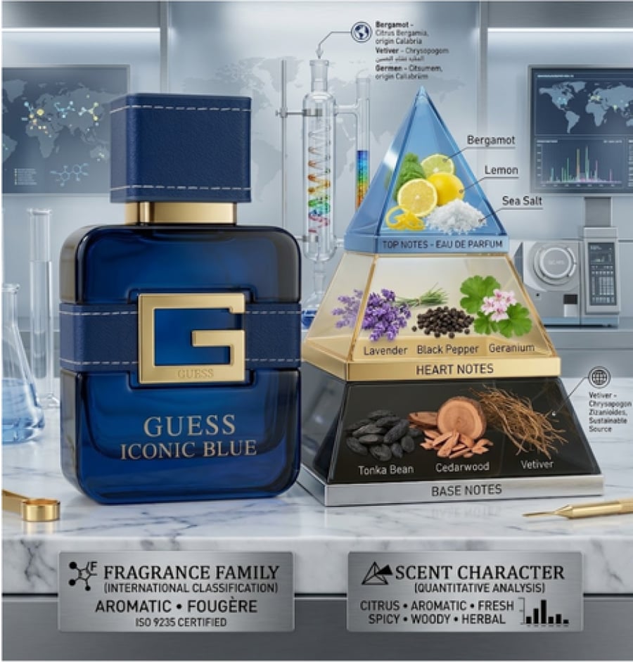 عطر ايكونيك بلو من جيس – رجالي – أو دو بارفان – 100 مل