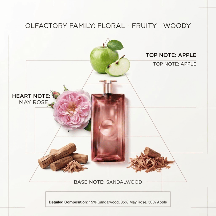 عطر إيدول باور من لانكوم – للنساء – أو دو بارفان انتنس – 100 مل